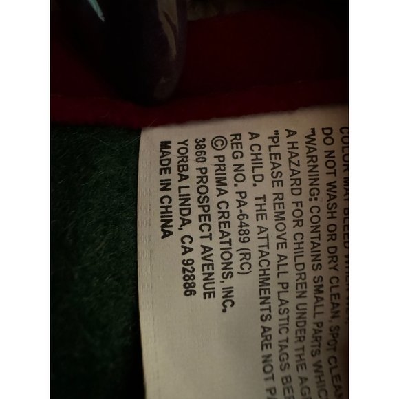 Christmas Tree Skirt Santa & Teddy Bear Snowflakes Prima Creations - Picture 3 of 4